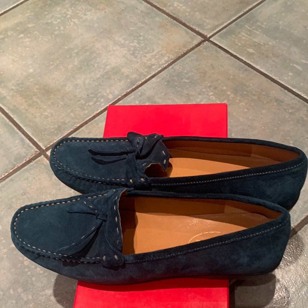 Women's Teal Loafers